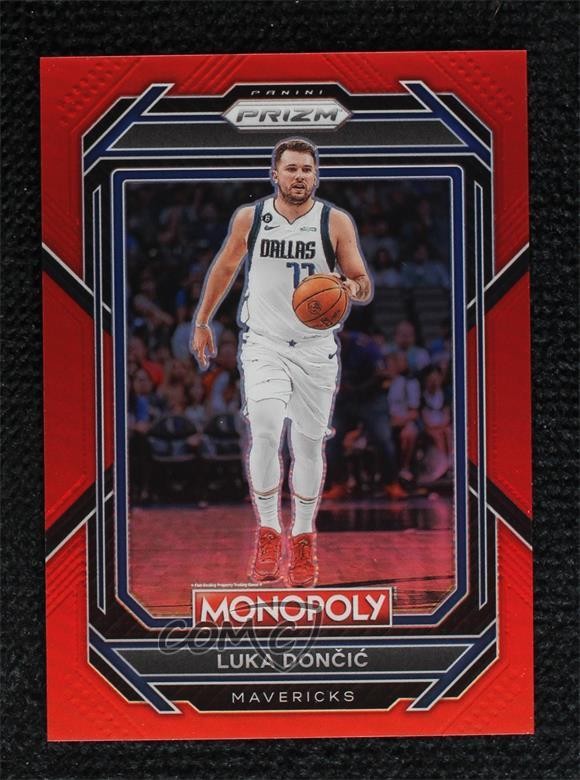 2022-23 Panini Prizm Monopoly Red Prizm 35/99 Luka Doncic #19 hs9