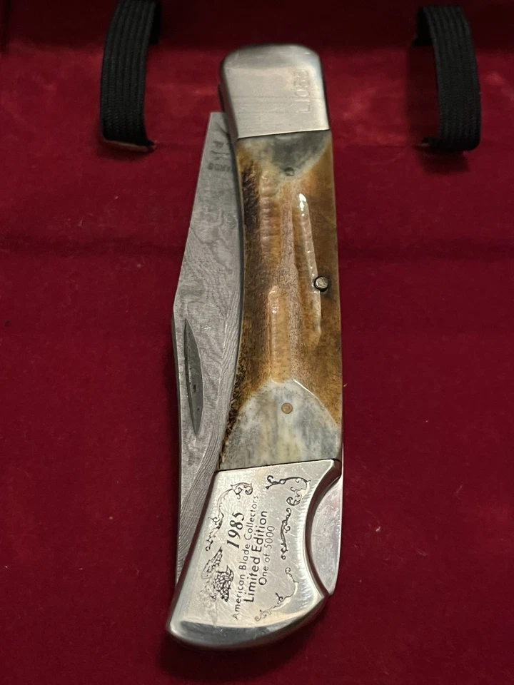 RARO Parker-Edwards EUA Damasco American Blade Collectors 1985 com Estojo Original - Imagem 2 de 4