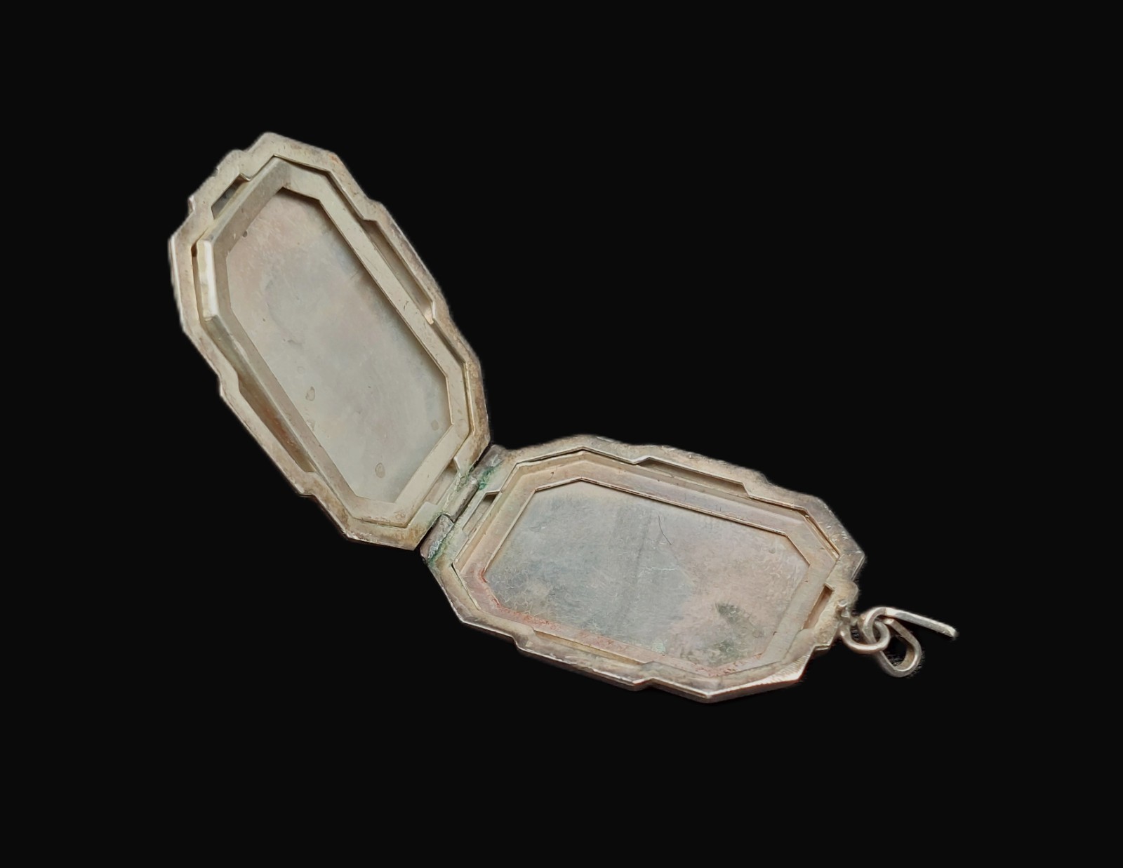 Art Deco Sterling Silver Rectangular Geometric To… - image 8