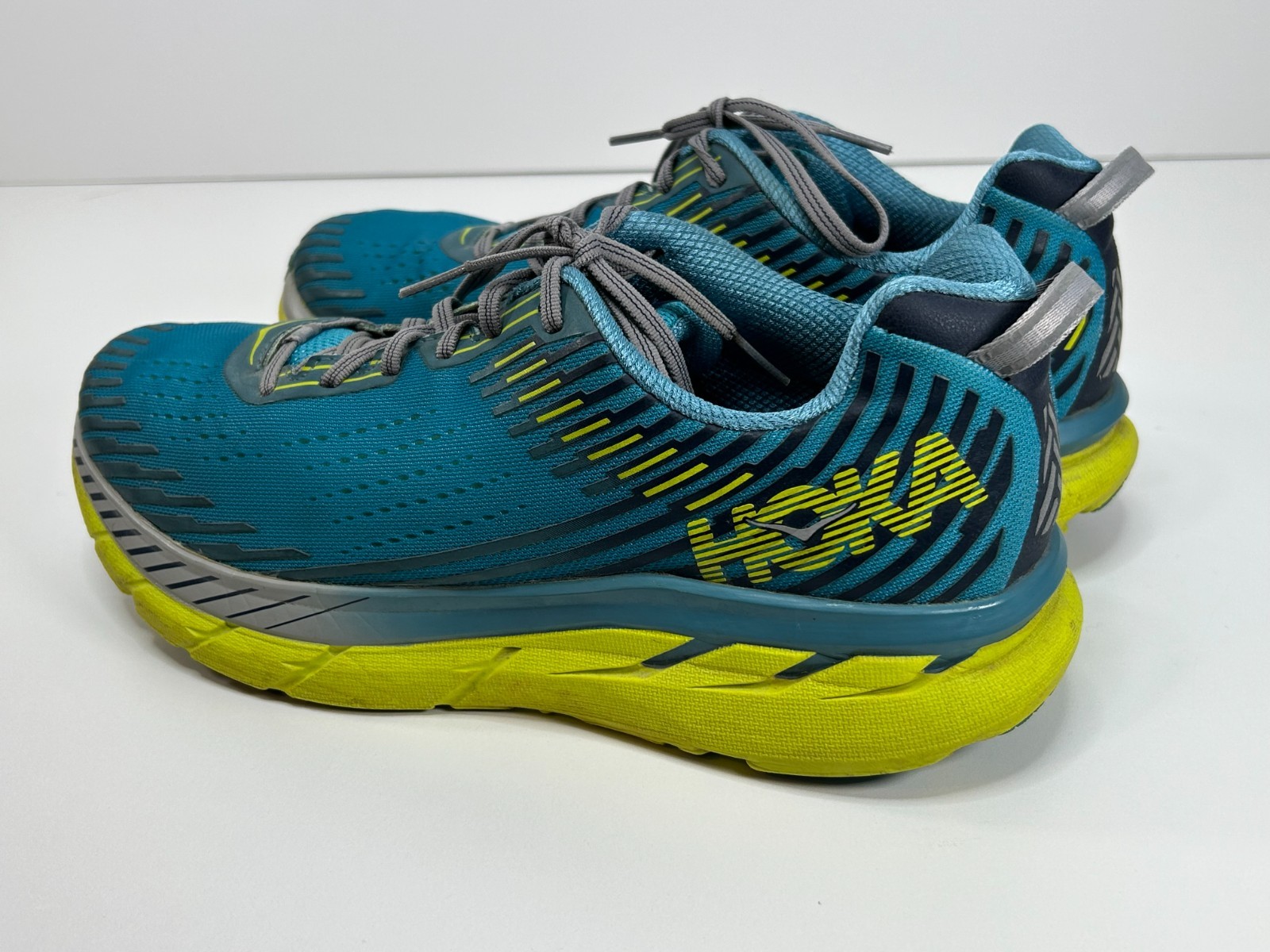 Hoka One One Clifton 5 Caribbean Sea Running Shoes 1093755 CSSB Men’s Size 12.5 thumbnail 2
