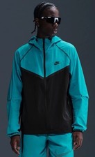 Nike X Stussy Windrunner Jacket off Noir Black Mens Size Large