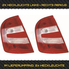 2X ABAKUS HECKLEUCHTE  LINKS + RECHTS FÜR SKODA FABIA I 6Y2 1.4 TDI