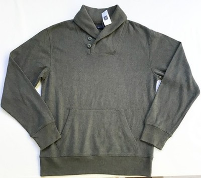 Gap Kids Shawl Neck Knit Pullover XXL 14-16 Long Sleeve Kangaroo Pocket Collar