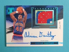 Adrian Dantley 2022-23 Panini Impeccable 1/1 Auto Patch Pistons #ERJ-ADD -