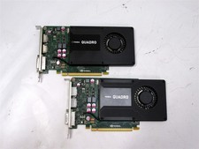 Lot of 2 NVIDIA Quadro K2000 2GB GDDR5 PCI Express 2.0 X16 DPx2 DVIx1 TESTED