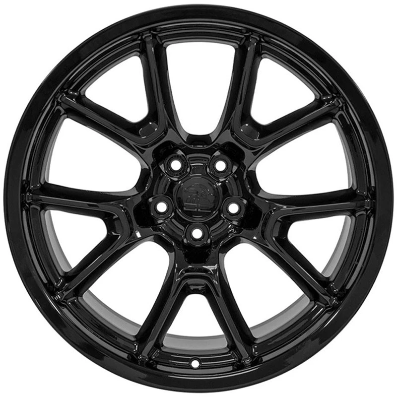 20" Gloss Black Wheel for 2005-2023 Chrysler 300 - RVO2801 - Image 2 of 4