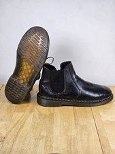 Dr. Martens 2976 J Junior Chelsea Boots Black Leather Size UK 3 EU 36 Kids
