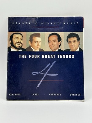 Vintage The Four Great Tenors 4-CD Pavarotti Lanza Carreras