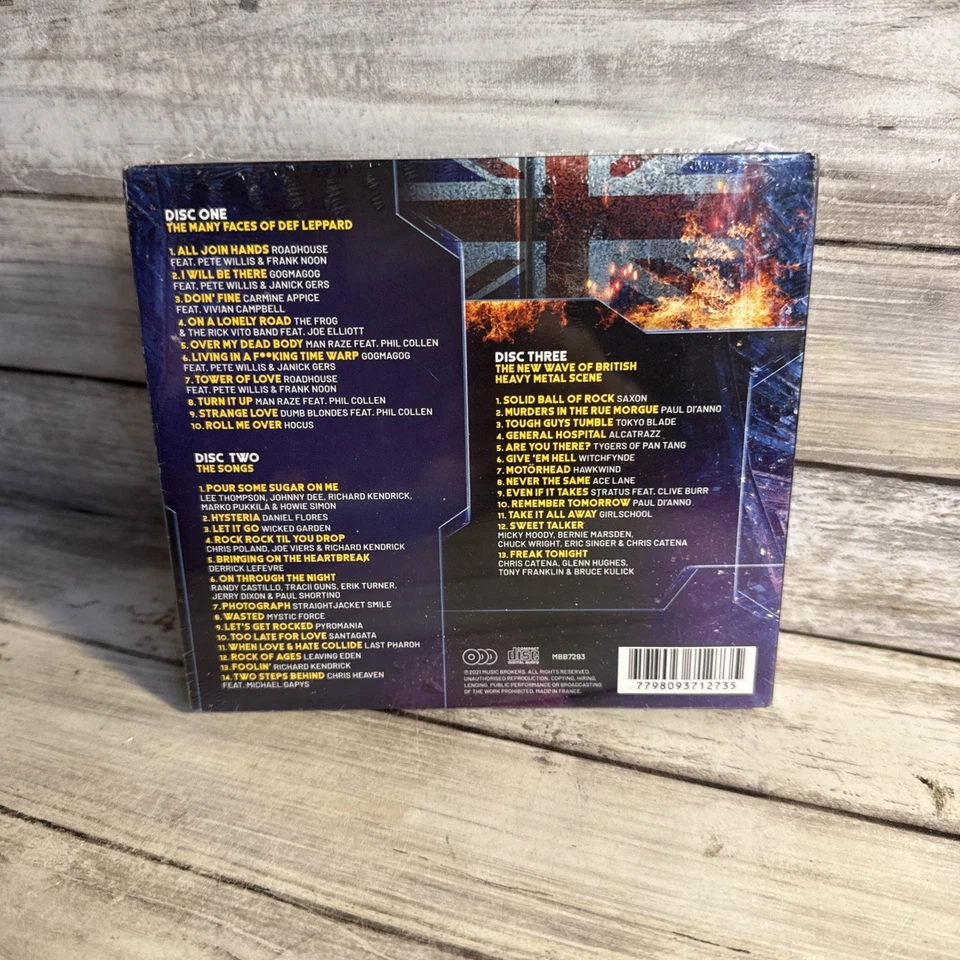 New! The Many Faces Of Def Leppard (3-CDS) Sealed Tri-Fold Ships Free A Journey - Image 3 of 4