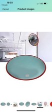 Mirror, 24 Inch Convex Mirror with Adjustable Bracket, Wide Angle Blind Spot