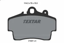 TEXTAR 2193702 Brake Pad Set, Disc Brake for CAYMAN (987) 2.7 2006-2009