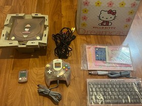 SEGA Dreamcast HELLO KITTY  Red Console TESTED - US SELLER