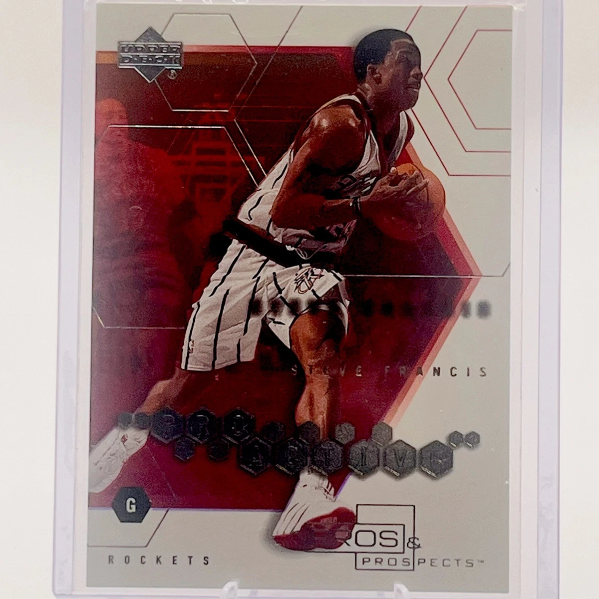 Steve Francis 2001-02 Upper Deck MVP Souvenirs Gold #05/50 