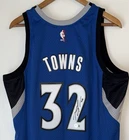 Karl-Anthony Towns Signed Timberwolves Mitchell & Ness NBA Rookie Jersey BAS COA