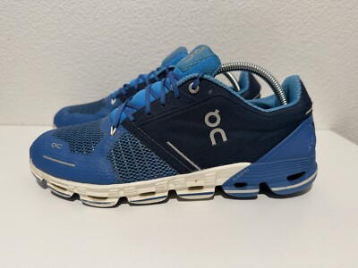 ON CLOUD Cloudflyer Mens Running Shoes Sz 10 Blue Athletic Sneakers NO  INSOLES