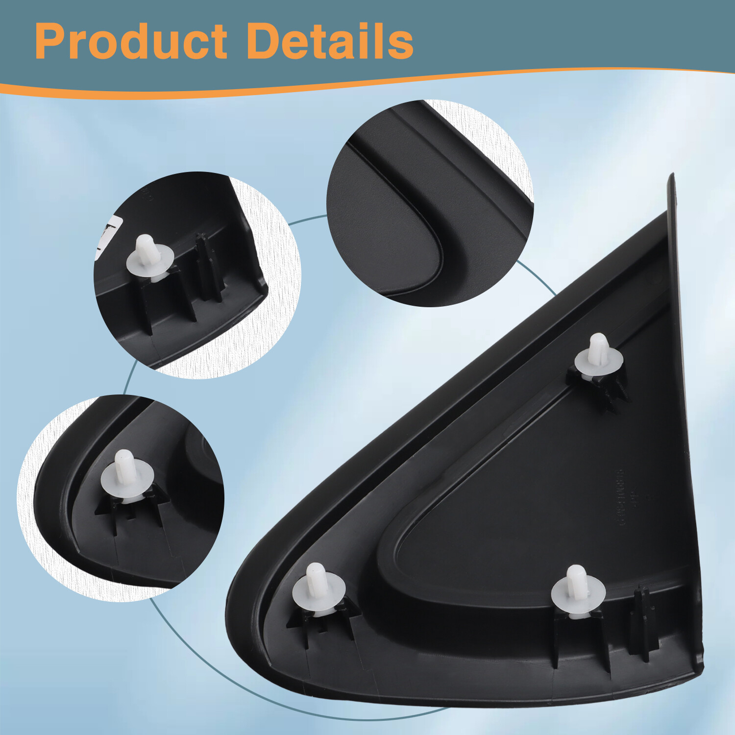 New Front Passenger Side Triangle Molding Trim for Chevrolet Cruze 84106818