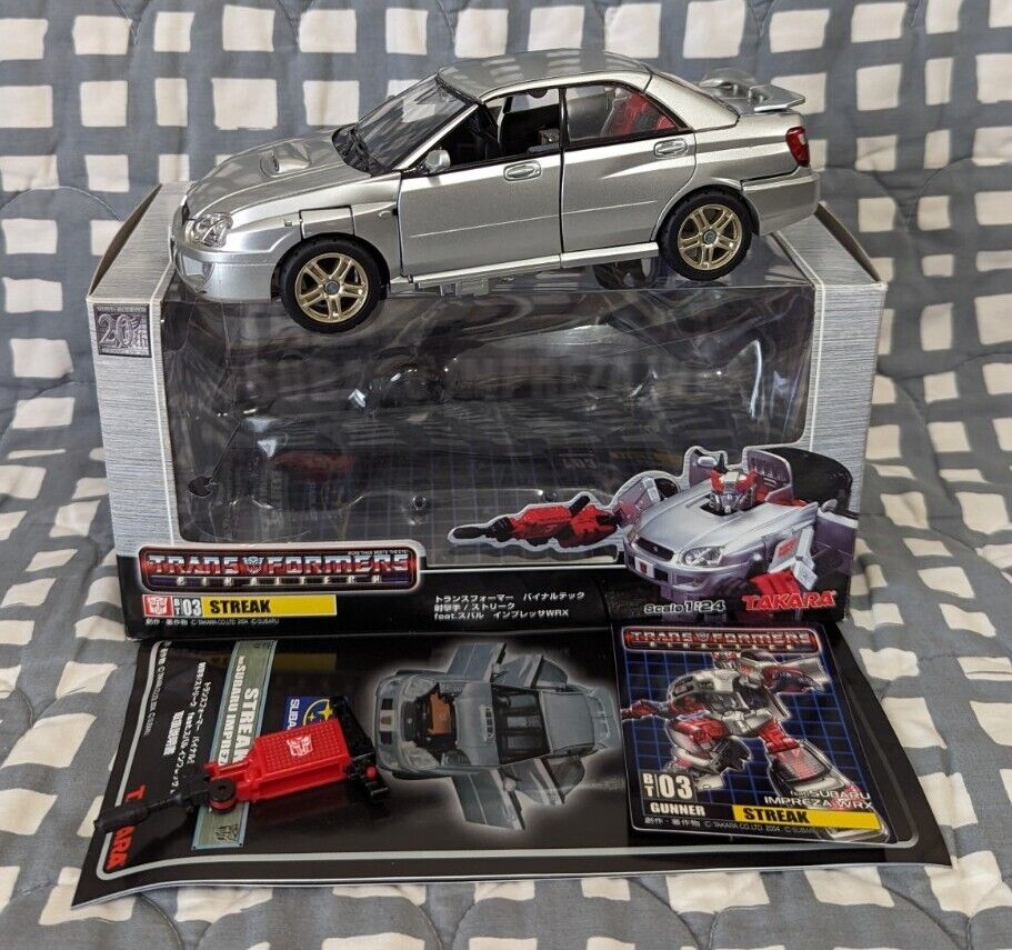 Transformers Takara Binaltech BT-03 Silver Streak Subaru Transformers Takara Binaltech BT-03 Silver Streak Subaru