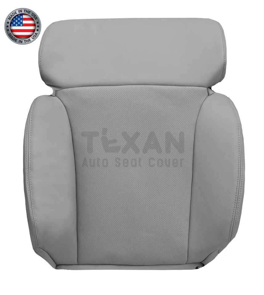 Front Seat Cover Synthetic Leather Gray For 2006-2011 Lexus GS430 GS450H GS460 - Image 2 of 4