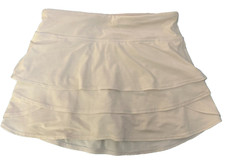 ATHLETA Girls Skort White Swing Size M 8-10