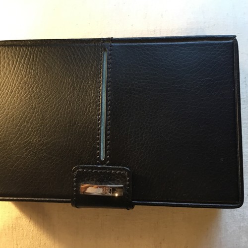 Mens Jewellery Case Box Real Leather By Dulwich Design 18cm Travel VGC