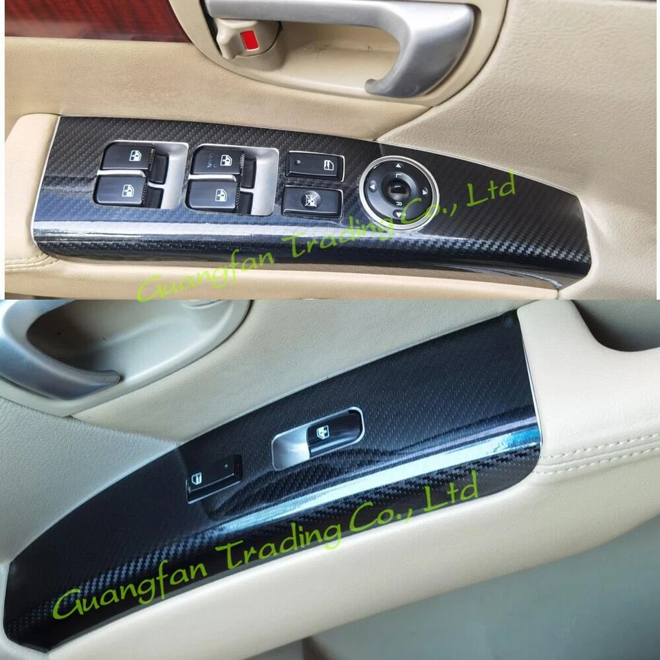 For Hyundai Santa Fe 2006-2012 5D Carbon Fiber Pattern Interior DIY Trim Decals Foto 3 de 4