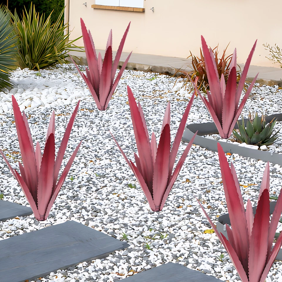 1/2Pcs Agave Plant Rustic Sculpture DIY Tequila Plant for Outdoor Garden Decor - Image 4 of 4