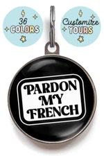 Funny Dog Tag – Premium Custom Pet ID – Won't Chip Or Fade – 36 Colors Available