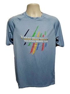 TCS New York City Marathon Training Series 12M Run Adult Medium Blue Jersey