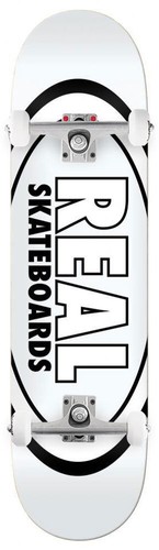Real Team Classic Oval White Custom Complete Skateboard - 8.38" - 第 2/11 張圖片