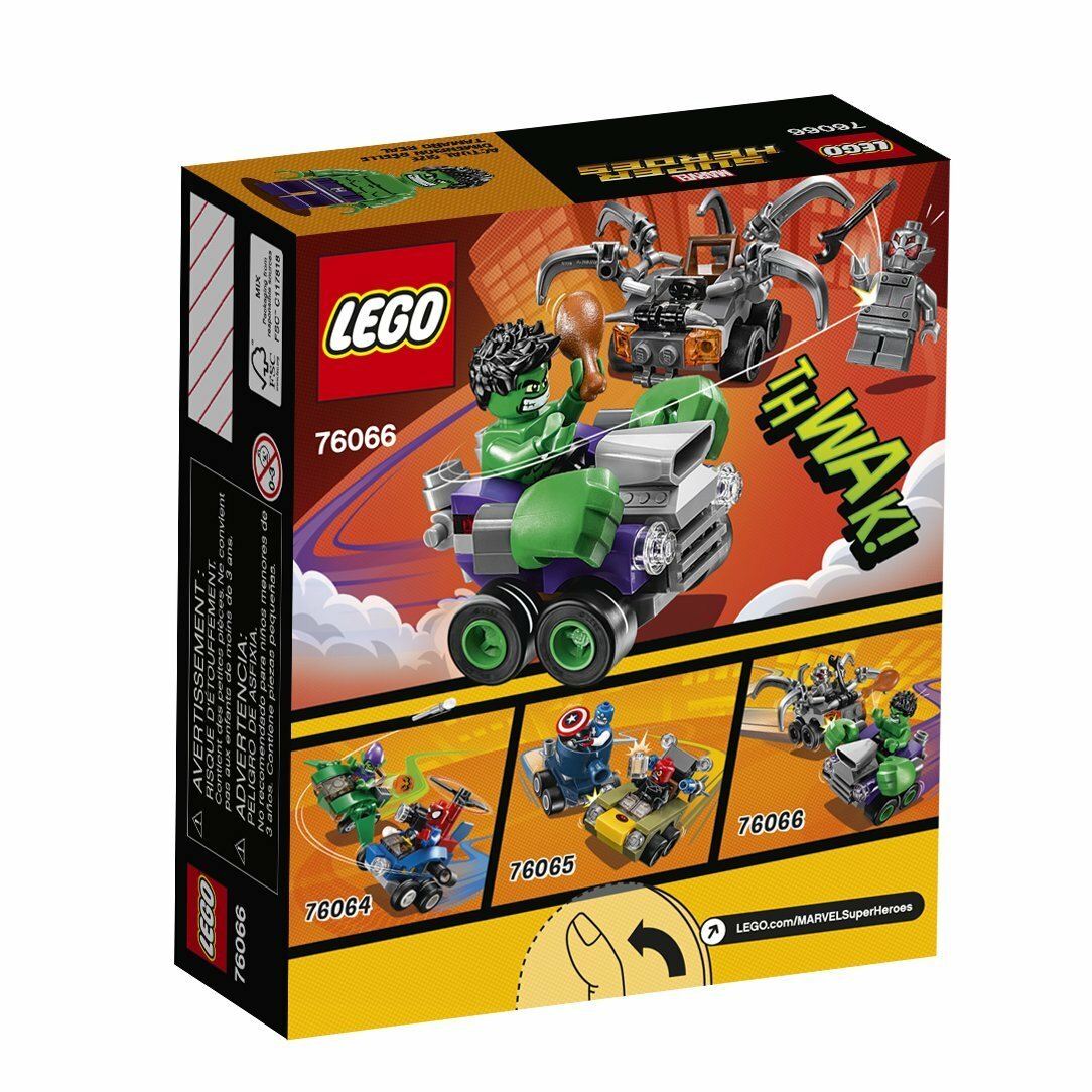 LEGO 76066 Marvel Super Heroes Mighty Micros Hulk vs Ultron Brick