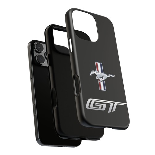 Black Tough Cases For iPhones, Samsung Galaxy Google Pixel Mustang GT Racing - Picture 33 of 210