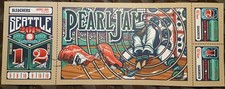 2018 Official Pearl Jam Seattle Home Shows poster by Brad Klausen - NEW, MINT