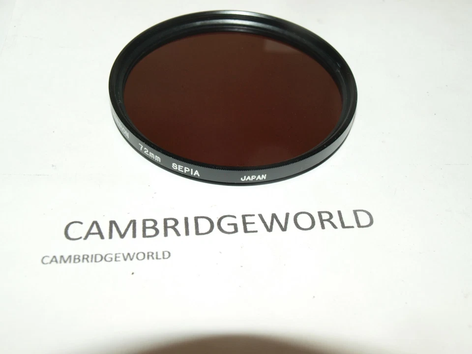 72mm SEPIA SCREW in HIGH QUALITY SCREW in FILTER by CAMBRON MADE in JAPAN - Image 2 of 2