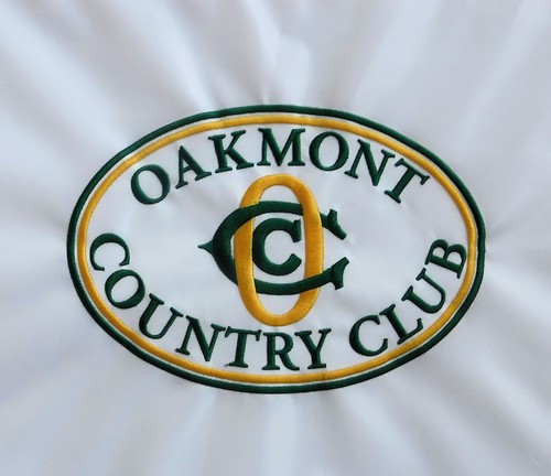 NEW Official Merchandise Oakmont Country Club Embroidered Golf Pin Flag White - Picture 2 of 4