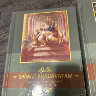 Srimad Bhagavatam Seventh Canto  Hard Cover New Part One, Two, Three  3 Books