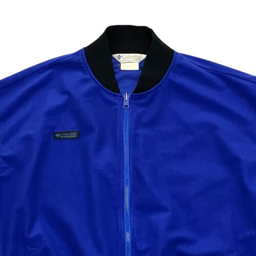 Vintage Columbia Fleecejacke Bomber Lila Herren L Full Zip Outdoor Wandern - Bild 2 von 13