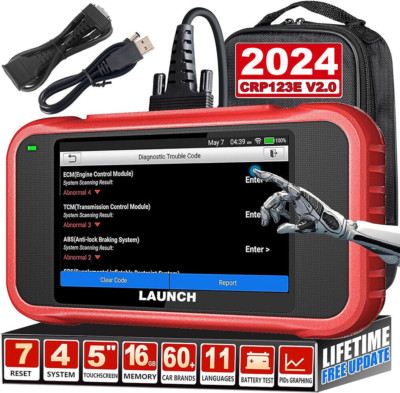 2026 Elite LAUNCH CRP123E Car OBD2 Scanner Diagnostic Tool ETS DPF ABS SAS Reset