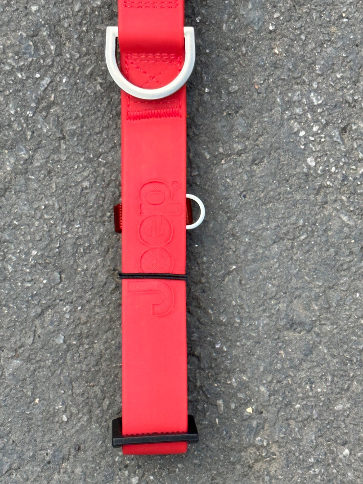 NEW Size Large Jeep Slick Rock Rubber Collar Red Dog pet Sz LG 18 26