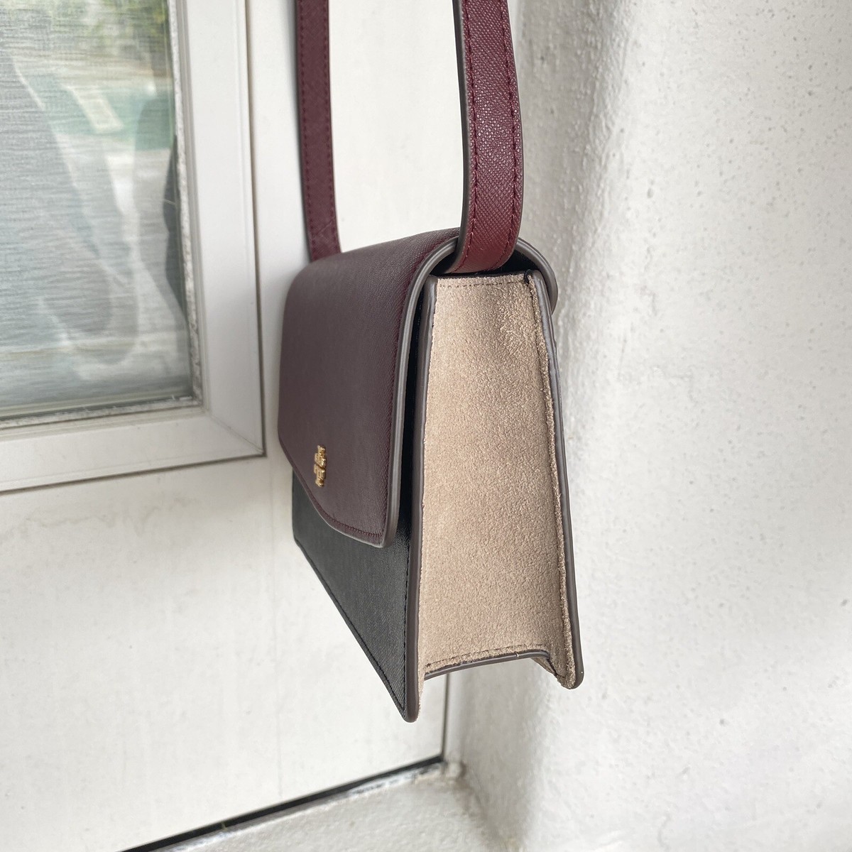 関税込み★Tory Burch Emerson Mini Shoulder Bag 84744 NWT Tory Burch EMERSON COLOR-BLOCK MINI SHOULDER BAG 84744