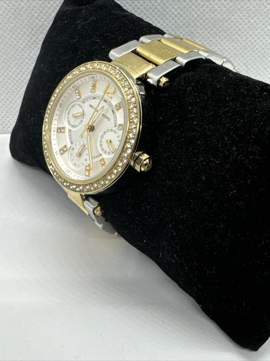Michael Kors MK6055 Women\'s Two Tone Stainless Steel Analog Dial Watch JNA243 Michael Kors MK6055 Women main image 4