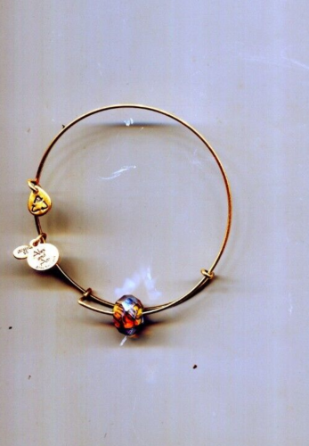 Bracelet perles couleur alex & ani marron ambre - Photo 1/1