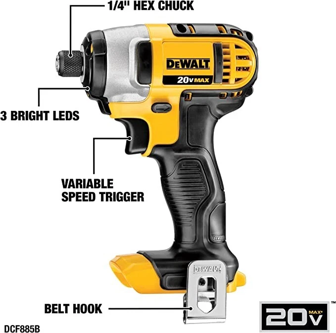 DEWALT DCK551D1M1 20V Cordless 5 Tool Combo Kit - Image 3 of 4
