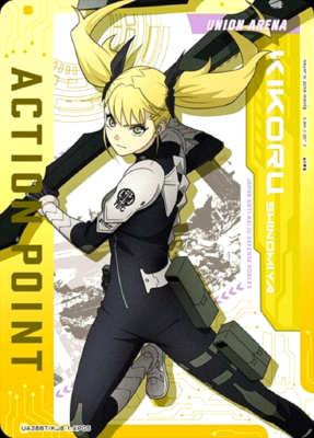 Union Arena Card Kaiju No. 8 Kikoru Shinomiya Action Point