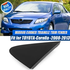 Left Door Mirror Corner Fender Triangle Cover Trim For 2008-2013 Toyota Corolla