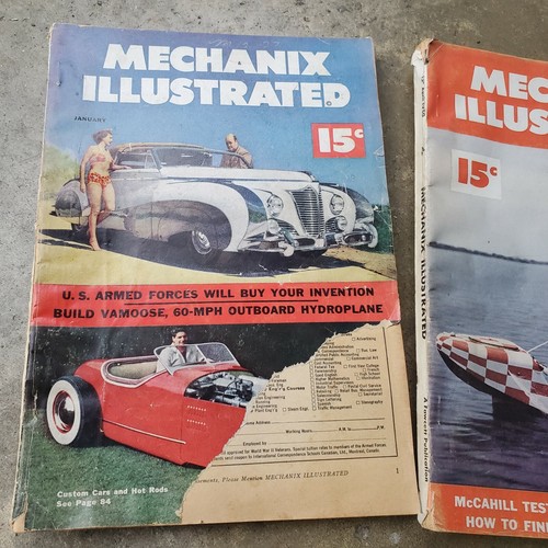 mechanix illustrated magazine Lot of 3 January 1951, April 1950 and March 1953. - Picture 3 of 7
