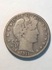1911 S  BARBER HALF DOLLAR
