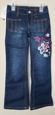 NWT - FADED GLORY - GIRL'S FASHION BOOT-CUT JEAN - SIZE: 4