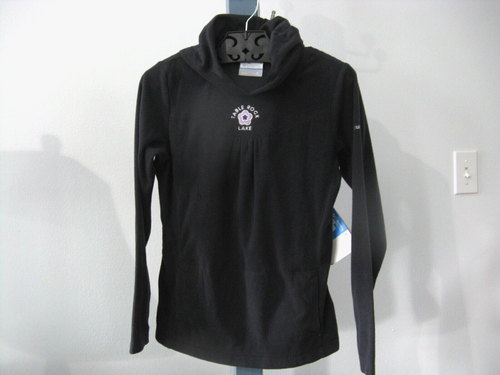 Table Rock Lake Girls Columbia Pullover Hoodie Black US Medium (10/12) NWT