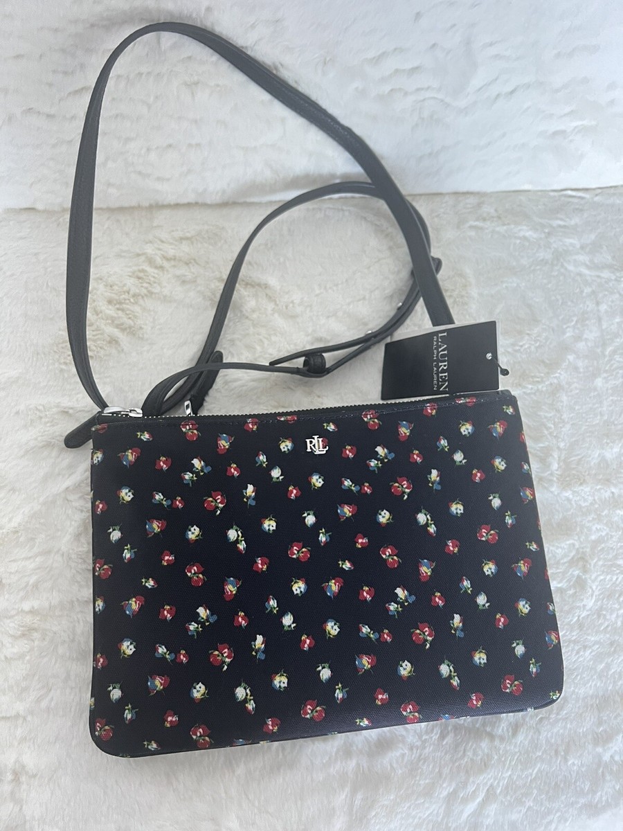 Lauren Ralph Lauren Blooms Carter 26 Floral Crossbody Bag