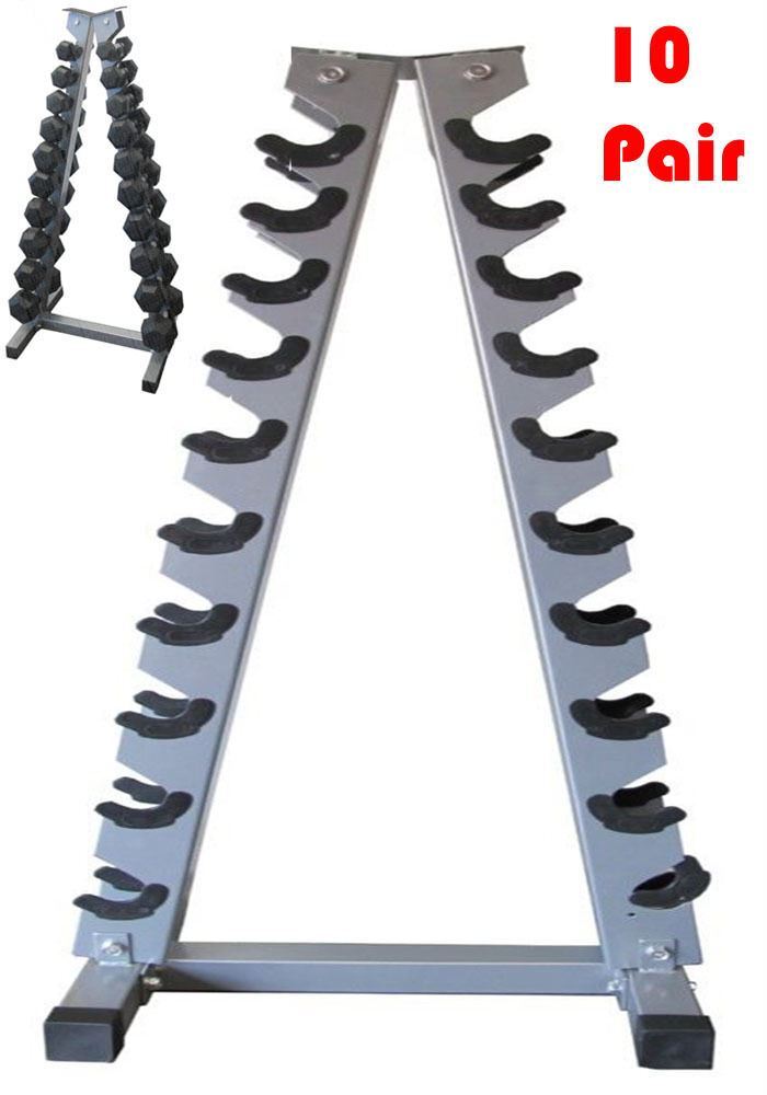 New Triangle Dumbbell Storage Rack A Frame Dumbell Holder Stand